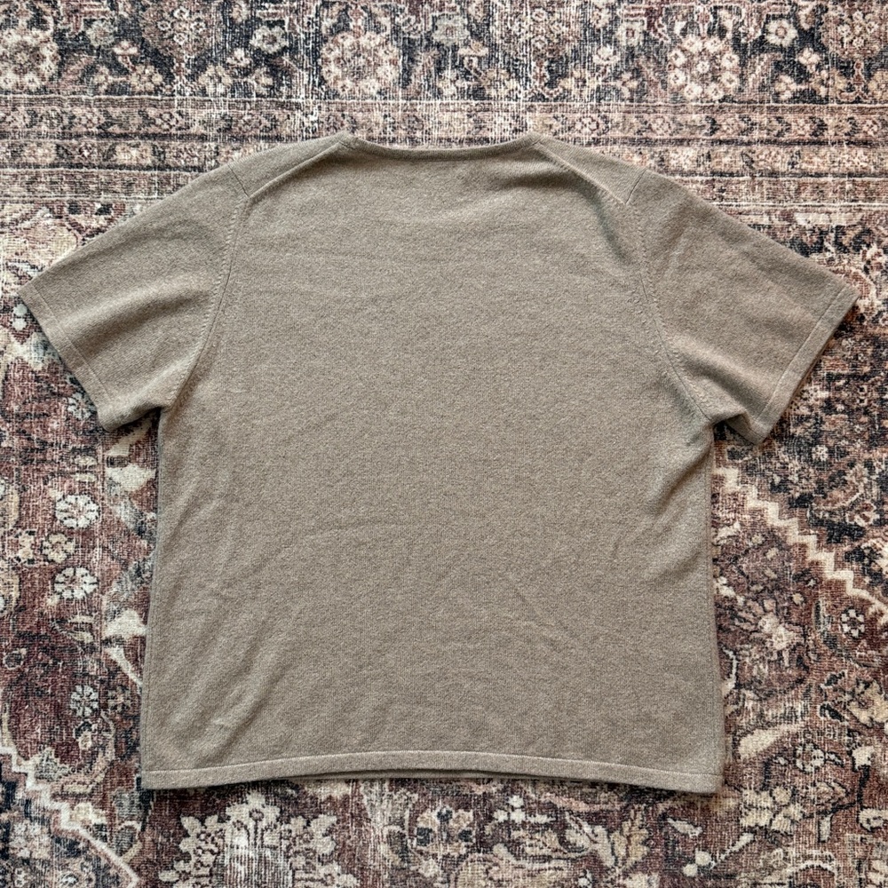 Charter Club 2-Ply Cashmere Short Sleeve Sweater - Picture 5 of 7